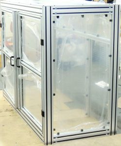 Proteção perfil modular estrutural em alumínio