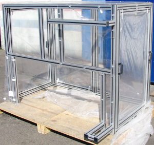 Proteção perfil modular estrutural em alumínio