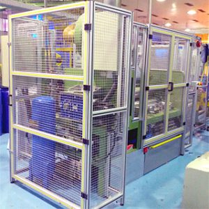 aplicação perfil modular aluminio